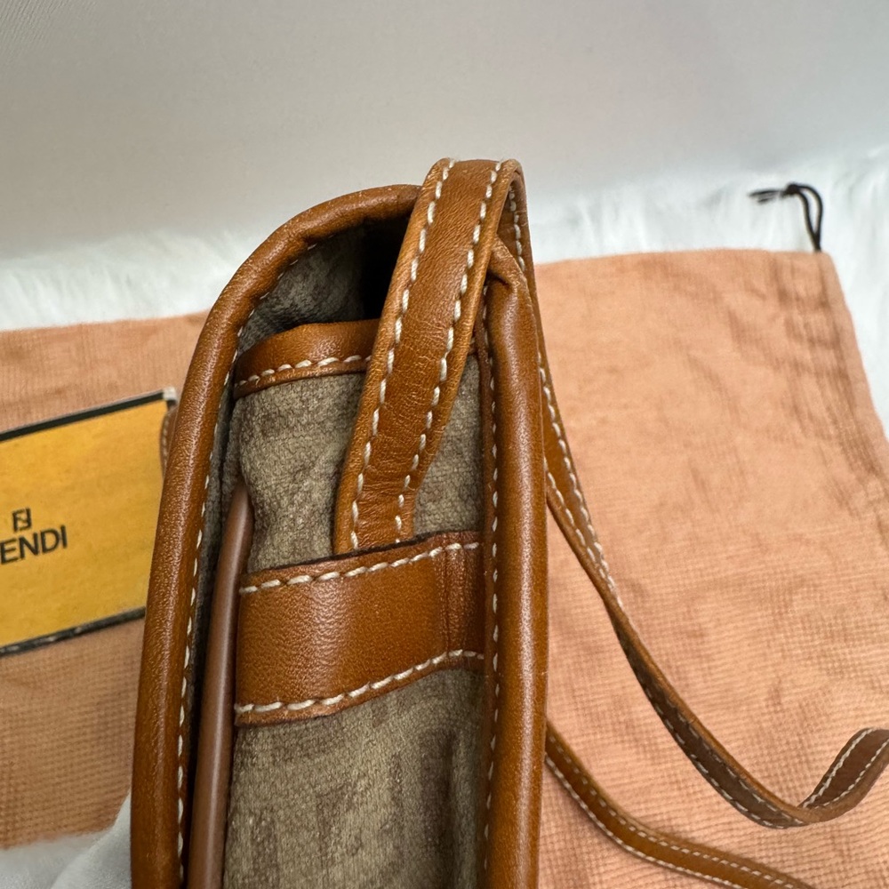 Fendi Zucchino Canvas Mini Crossbody (Vintage) - Picture 7 of 16